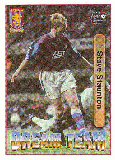 Steve Staunton Aston Villa 1997/98 Futera Fans' Selection #67